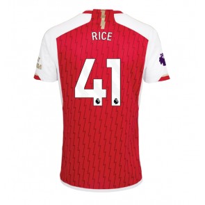 Arsenal Declan Rice #41 Replica Home Stadium Shirt 2023-24 Short Sleeve